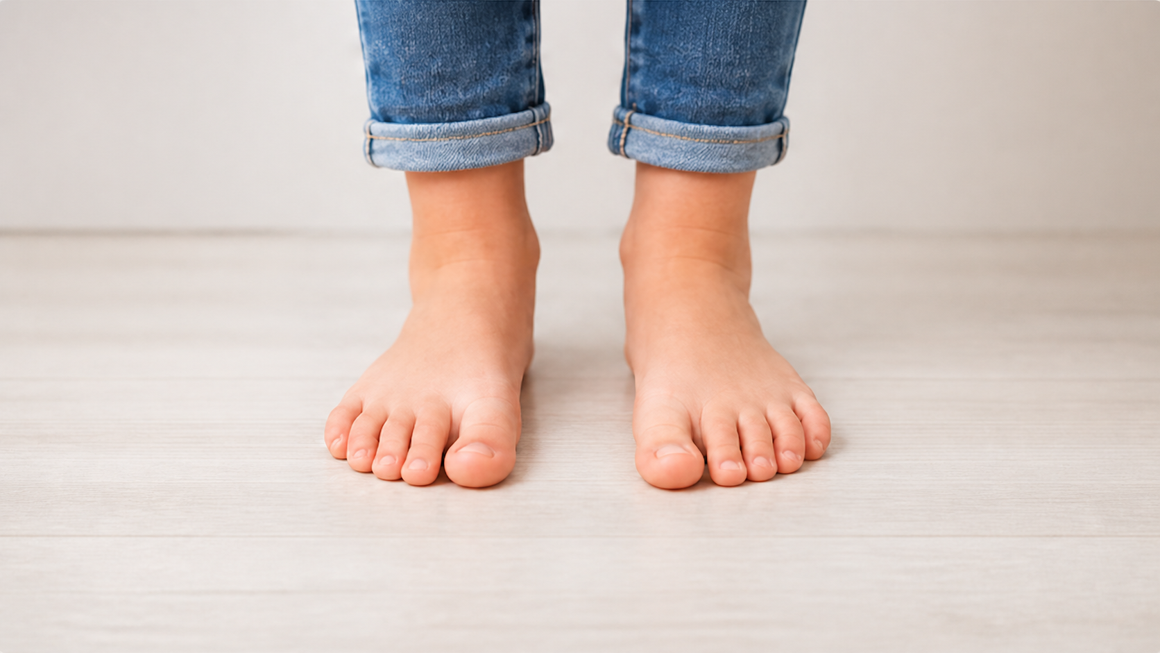 Preschool Phase feet (3 to 4 years)